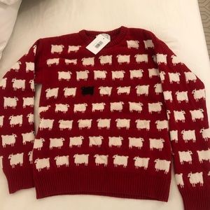 Rowing Blazers Princess Diana Black Sheep Sweater NWT, M